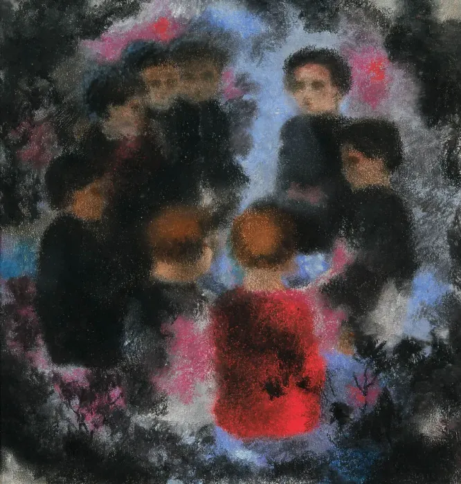 Framed Print : Boys, 1918. Creator: Giacometti, Augusto (1877-1947) Framed Print : Boys, 1918. Creator: Giacometti, Augusto (1877-1947)