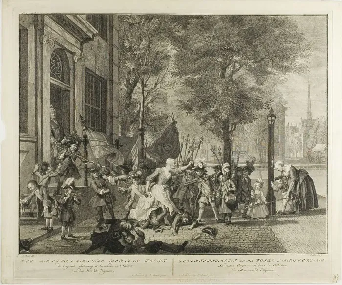 Framed Print : The Boys of Amsterdam, n.d. Creator: Jacobus Houbraken Framed Print : The Boys of Amsterdam, n.d. Creator: Jacobus Houbraken