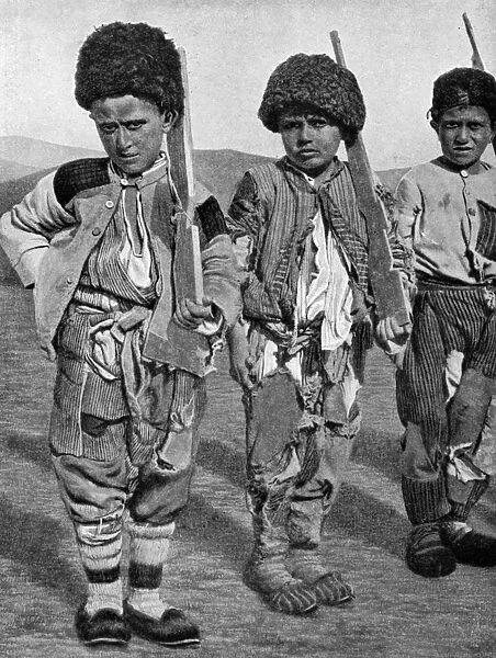 Boys from Artemid, Armenia, 1922. Artist: Maynard Owen Williams