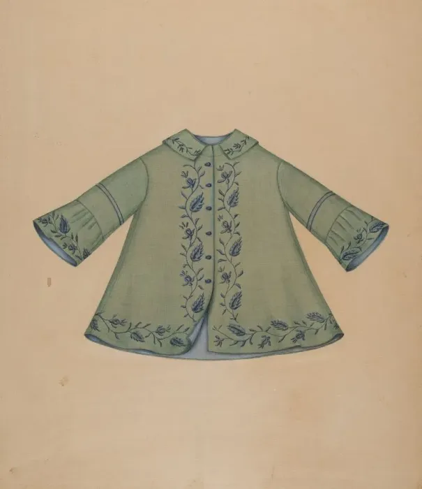 Framed Print : Boys Coat, c. 1937. Creator: Marie Mitchell Framed Print : Boys Coat, c. 1937. Creator: Marie Mitchell
