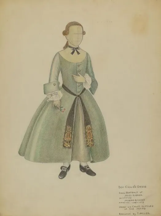 Framed Print : Boy's Dress, c. 1936. Creator: Tabea Hosier Framed Print : Boy's Dress, c. 1936. Creator: Tabea Hosier