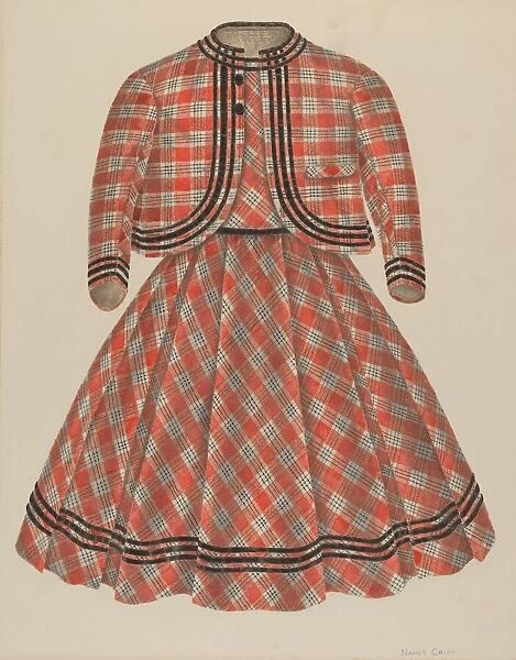 Boys Dress and Jacket, c. 1940. Creator: Nancy Crimi