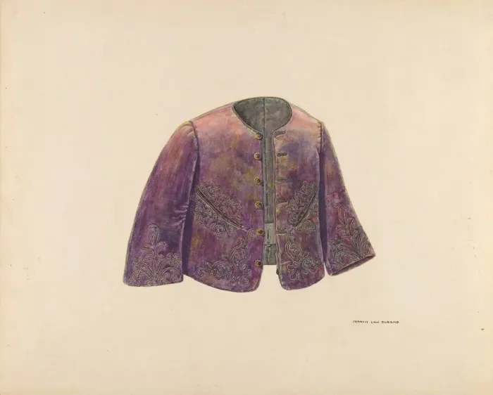 Framed Print : Boys Eton Jacket, c. 1938. Creator: Francis Law Durand Framed Print : Boys Eton Jacket, c. 1938. Creator: Francis Law Durand