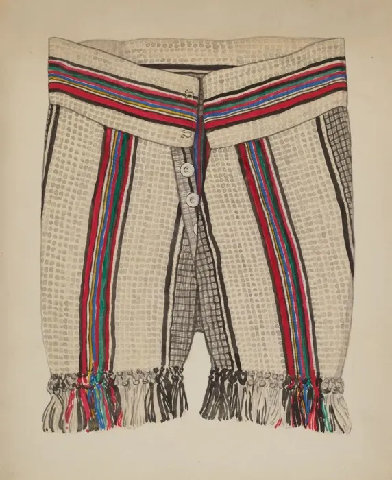 Framed Print : Boys Pants, c. 1937. Creator: Florence Huston Framed Print : Boys Pants, c. 1937. Creator: Florence Huston