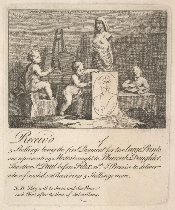 Framed Print : Boys Peeping at Nature, 1751. Creator: William Hogarth Framed Print : Boys Peeping at Nature, 1751. Creator: William Hogarth