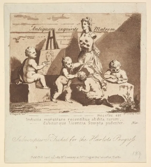 Framed Print : Boys Peeping at Nature, 1782. Creator: Richard Livesay Framed Print : Boys Peeping at Nature, 1782. Creator: Richard Livesay