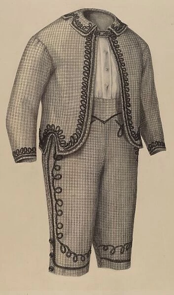 Boys Suit, 1935  /  1942. Creator: Julie C Brush