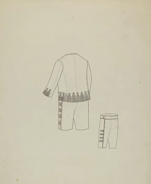Framed Print : Boy's Suit, 1935 / 1942. Creator: Nancy Crimi Framed Print : Boy's Suit, 1935 / 1942. Creator: Nancy Crimi