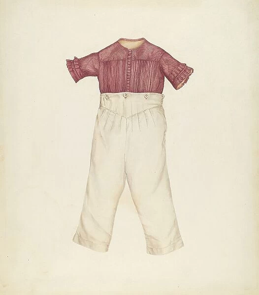 Boy's Suit, c. 1940. Creator: Dorothea Mierisch