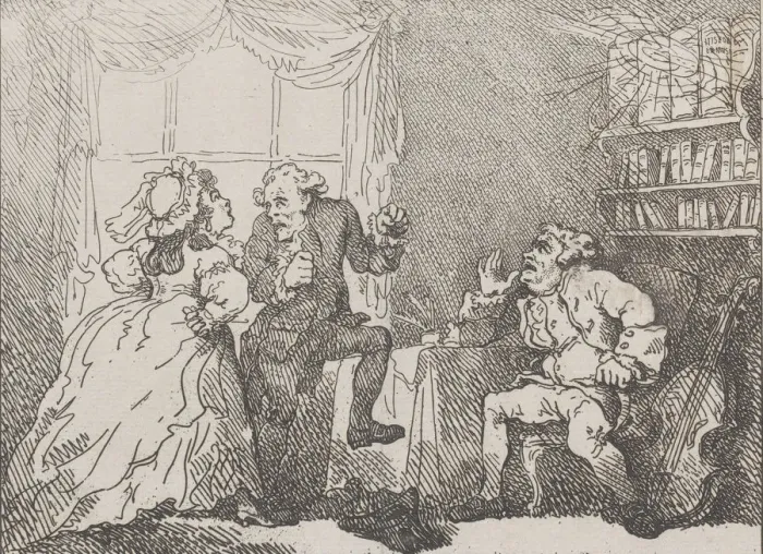 Framed Print : Bozzy and Madame Piozzi (Frontispiece, Bozzy and Piozzi by Peter Pindar) Framed Print : Bozzy and Madame Piozzi (Frontispiece, Bozzy and Piozzi by Peter Pindar)
