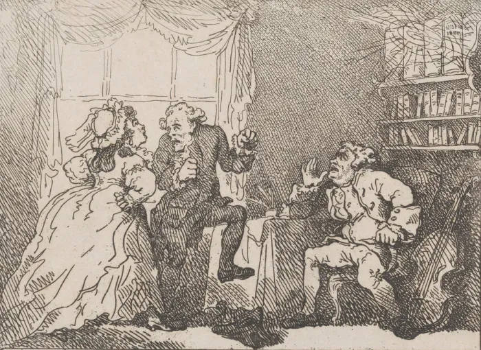 Framed Print : Bozzy and Madame Piozzi (Frontispiece, Bozzy and Piozzi by Peter Pindar) Framed Print : Bozzy and Madame Piozzi (Frontispiece, Bozzy and Piozzi by Peter Pindar)
