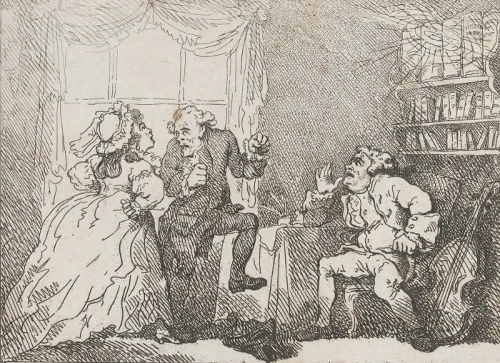 Framed Print : Bozzy and Madame Piozzi (Frontispiece, Bozzy and Piozzi by Peter Pindar) Framed Print : Bozzy and Madame Piozzi (Frontispiece, Bozzy and Piozzi by Peter Pindar)