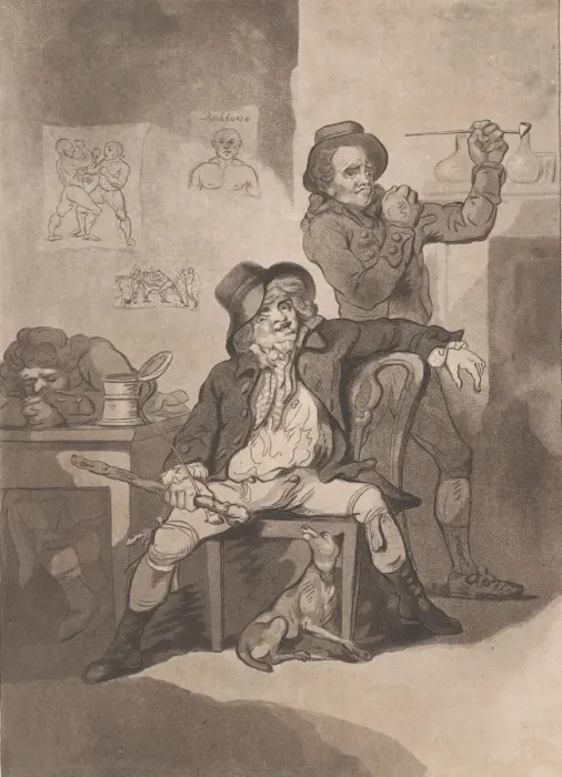 Framed Print : A Brace of Blackguards, June 20, 1789. June 20, 1789. Creator: Thomas Rowlandson Framed Print : A Brace of Blackguards, June 20, 1789. June 20, 1789. Creator: Thomas Rowlandson
