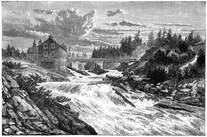 Framed Print : Bracebridge, Muskoka, Ontario, Canada, 19th century Framed Print : Bracebridge, Muskoka, Ontario, Canada, 19th century