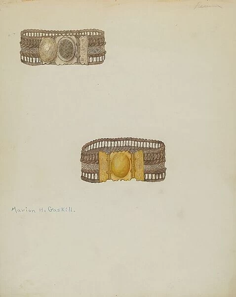 Bracelet, 1935 / 1942. Creator: Marion Gaskill