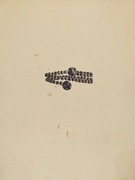 Bracelet, c. 1936. Creator: Gladys Cook