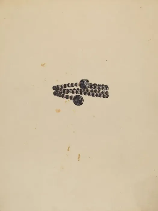 Framed Print : Bracelet, c. 1936. Creator: Gladys Cook Framed Print : Bracelet, c. 1936. Creator: Gladys Cook
