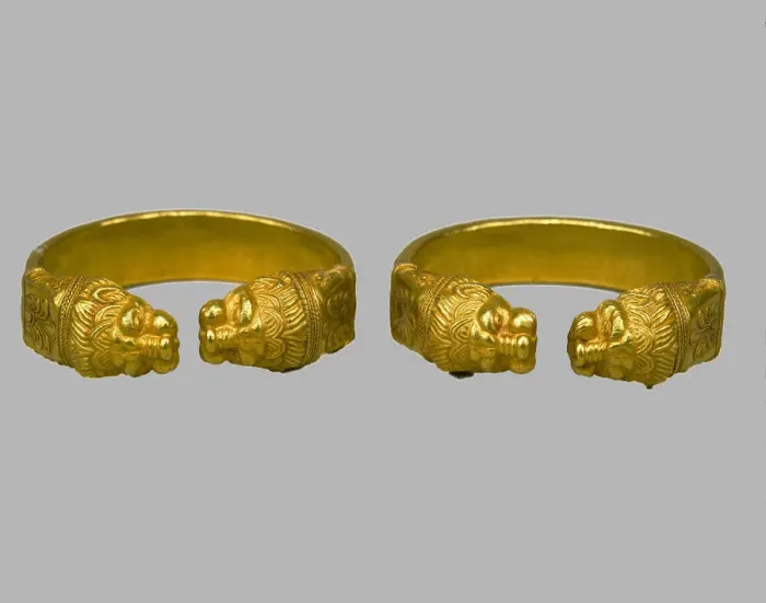 Framed Print : Bracelets, 4th century BC. Artist: Scythian Art Framed Print : Bracelets, 4th century BC. Artist: Scythian Art