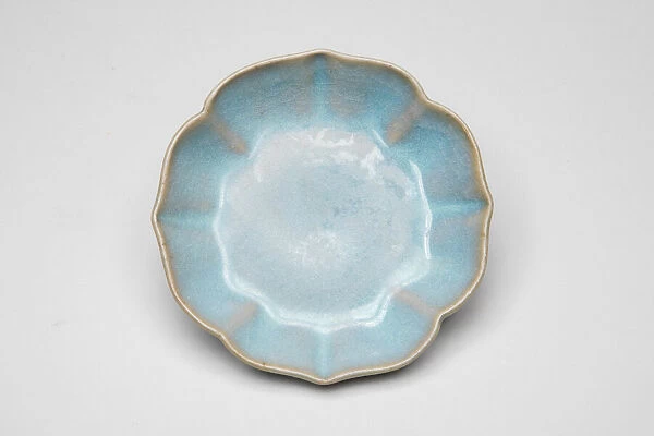 Bracket-Lobed Dish, Southern Song dynasty (1127-1279). Creator: Unknown