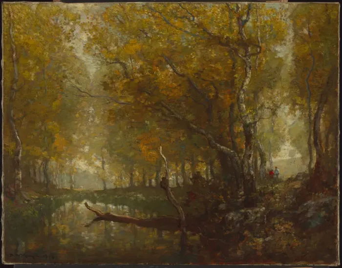 Framed Print : Bradburys Mill Pond, no. 2, 1903. Creator: Henry Ward Ranger Framed Print : Bradburys Mill Pond, no. 2, 1903. Creator: Henry Ward Ranger