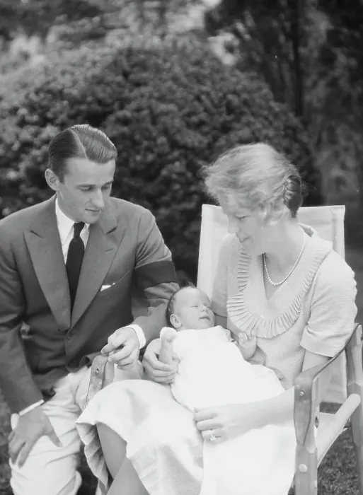 Framed Print : Brady, James Cox, Jr. Mr. and Mrs. and child, seated outdoors, 1930 May 24. Creator: Arnold Genthe Framed Print : Brady, James Cox, Jr. Mr. and Mrs. and child, seated outdoors, 1930 May 24. Creator: Arnold Genthe