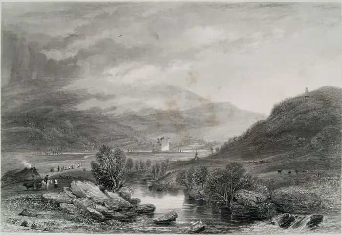Framed Print : Braemar Castle, Aberdeenshire, c1830s. Creator: Unknown Framed Print : Braemar Castle, Aberdeenshire, c1830s. Creator: Unknown