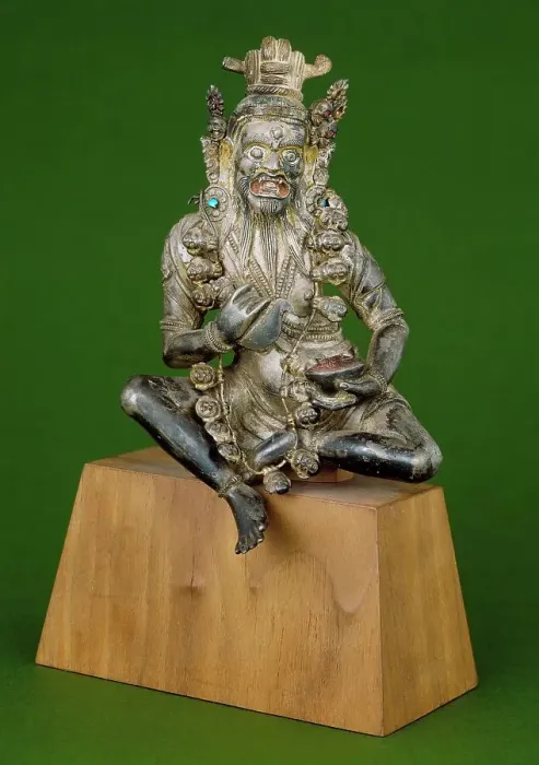 Framed Print : Brahmanrupa Mahakala (Tibetan: Gonpo Bramzehi), c.15th century. Creator: Unknown Framed Print : Brahmanrupa Mahakala (Tibetan: Gonpo Bramzehi), c.15th century. Creator: Unknown