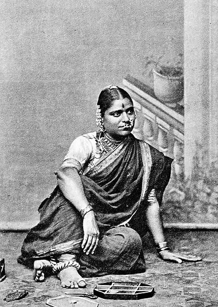 Brahmin woman, India, 1917