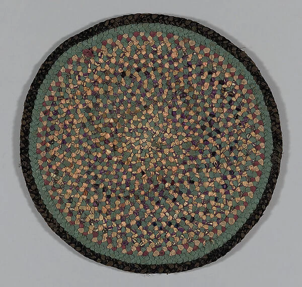 Braided Rug, United States, late 19th century. Creator: Unknown