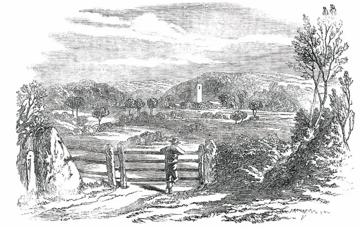 Framed Print : Brampford-Speke, Devon, 1850. Creator: Unknown Framed Print : Brampford-Speke, Devon, 1850. Creator: Unknown