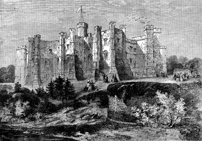Framed Print : Brancepeth Castle, Durham, 1858. Creator: Smyth