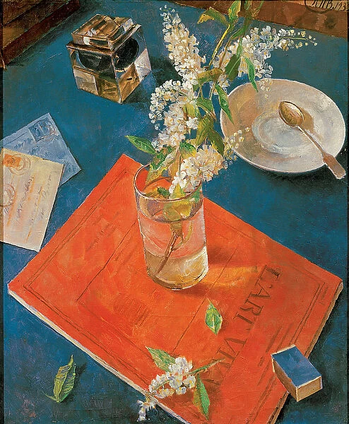 Branch of a Bird Cherry Tree in a Glass, 1932