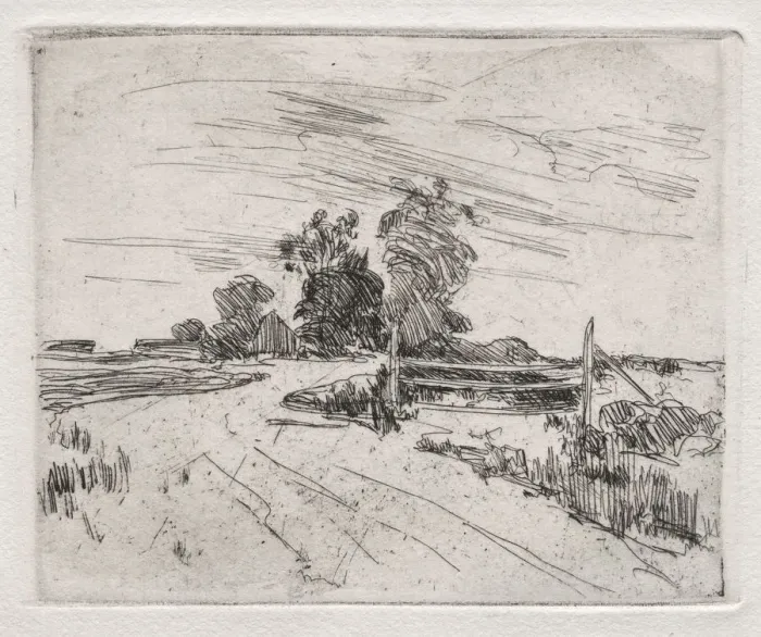 Framed Print : Branchville, Connecticut. Creator: John Henry Twachtman (American, 1853-1902) Framed Print : Branchville, Connecticut. Creator: John Henry Twachtman (American, 1853-1902)