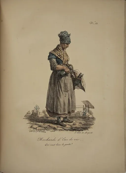 Framed Print : Brandy seller. From the Series Cris de Paris (The Cries of Paris), 1815. Creator: Vernet, Carle (1758-1836). Brandy seller. From the Series Cris de Paris (The Cries of Paris), 1815. Creator: Vernet, Carle (1758-1836) Framed Print : Brandy seller. From the Series Cris de Paris (The Cries of Paris), 1815. Creator: Vernet, Carle (1758-1836). Brandy seller. From the Series Cris de Paris (The Cries of Paris), 1815. Creator: Vernet, Carle (1758-1836)