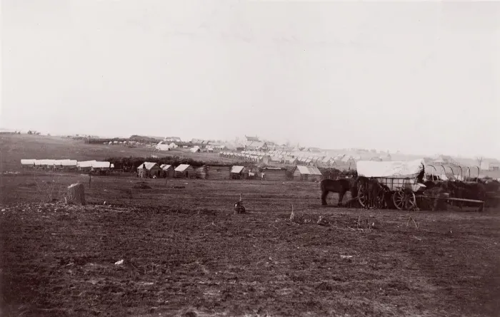 Framed Print : Brandy Station, Virginia, 1863-64. Creators: Tim O Sullivan, James Gardner Framed Print : Brandy Station, Virginia, 1863-64. Creators: Tim O Sullivan, James Gardner