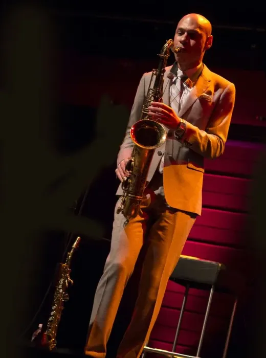 Framed Print : Branford Marsalis, 2015. Artist: Alan John Ainsworth Framed Print : Branford Marsalis, 2015. Artist: Alan John Ainsworth
