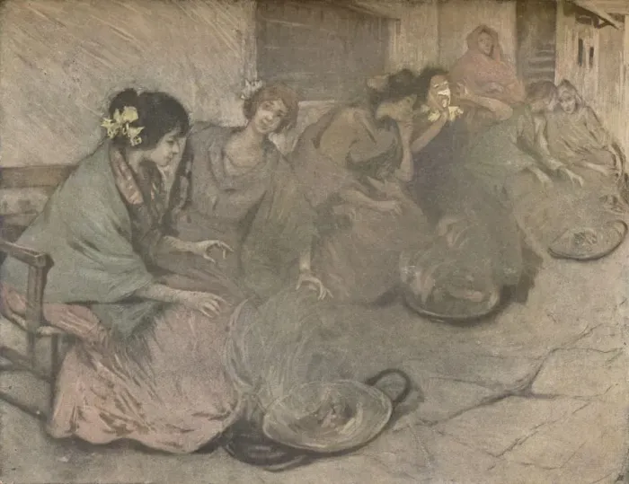 Framed Print : Braseros, c1875-1906, (1906). Artist: Allan Osterlind Framed Print : Braseros, c1875-1906, (1906). Artist: Allan Osterlind