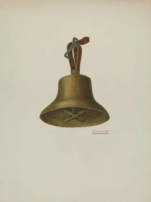 Framed Print : Brass Bell, 1940. Creator: Randolph F Miller