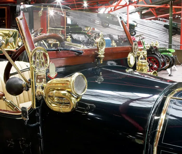 Framed Print : Brass Bulb Horn on 1910 Bugatti type 13 Framed Print : Brass Bulb Horn on 1910 Bugatti type 13