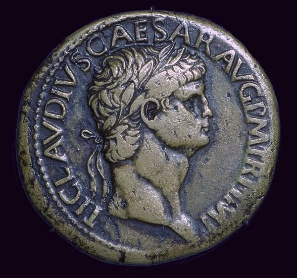 Brass Sestertius of Claudius, 1st century
