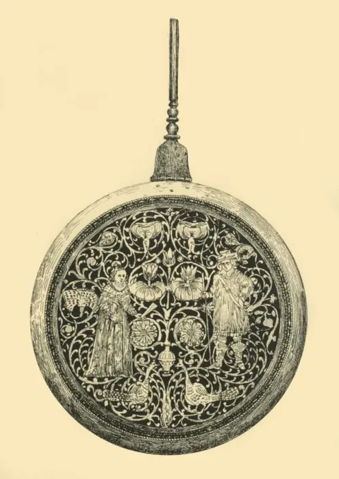 Framed Print : Brass warming pan, 17th century, (1881). Creator: J Brooke Framed Print : Brass warming pan, 17th century, (1881). Creator: J Brooke