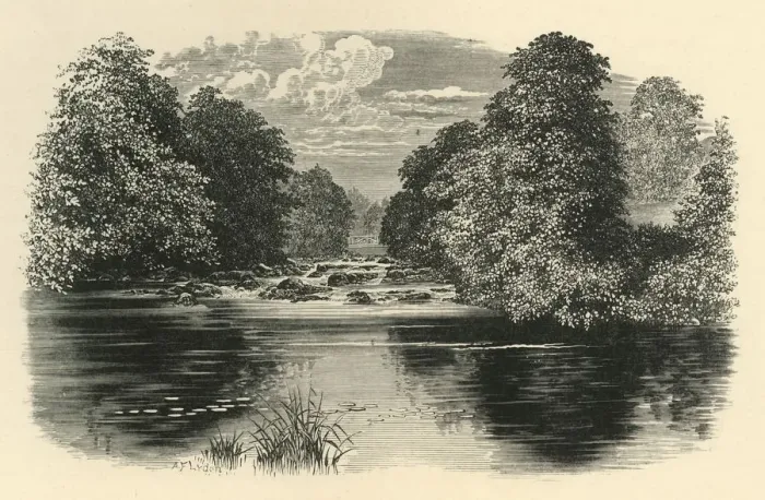 Framed Print : On the Brathay, c1890. Creator: Unknown Framed Print : On the Brathay, c1890. Creator: Unknown