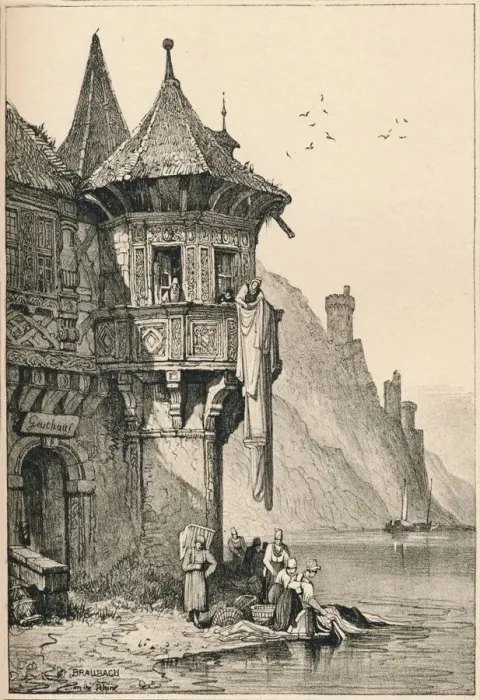 Framed Print : Braubach, c1820 (1915). Artist: Samuel Prout Framed Print : Braubach, c1820 (1915). Artist: Samuel Prout