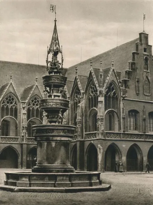 Framed Print : Braunschweig, Town-hall of the old city, 1931. Artist: Kurt Hielscher Framed Print : Braunschweig, Town-hall of the old city, 1931. Artist: Kurt Hielscher
