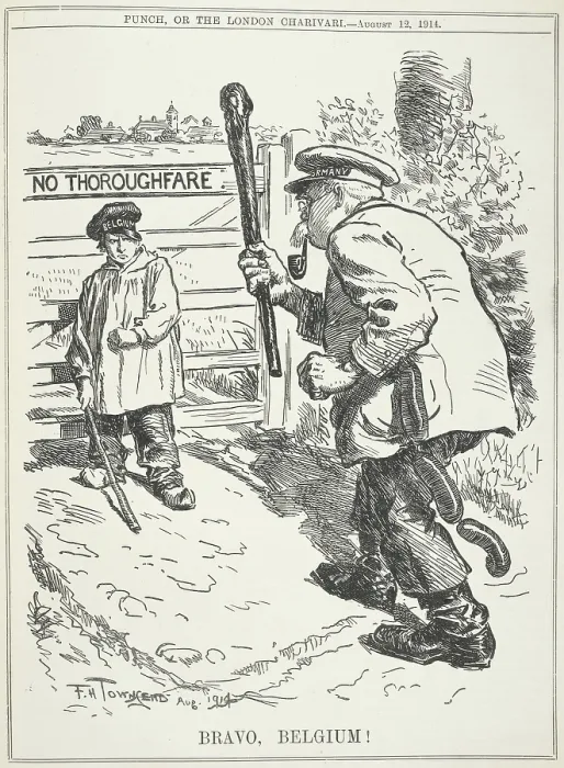 Framed Print : Bravo, Belgium!, 1914. Creator: Unknown