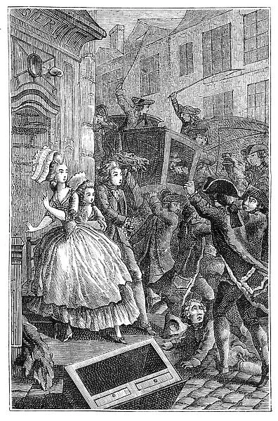 Brawls In The Street, (1885). Artist: L Binet