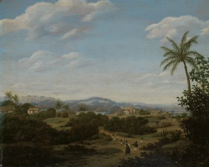 Framed Print : Brazilian Landscape, 1670-1680. Creator: Frans Post Framed Print : Brazilian Landscape, 1670-1680. Creator: Frans Post
