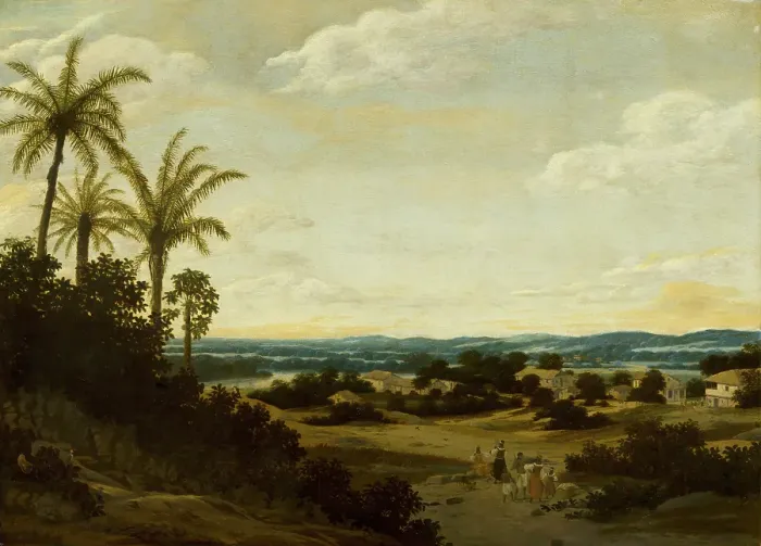 Framed Print : Brazilian Landscape, c1632-1680. Creator: Frans Post Framed Print : Brazilian Landscape, c1632-1680. Creator: Frans Post
