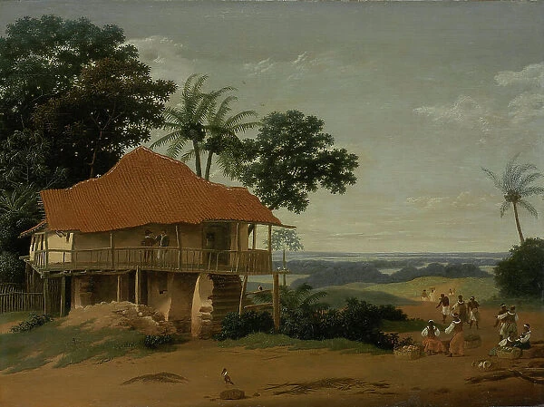 Brazilian Landscape with a Worker's House, c1655. Creator: Frans Post