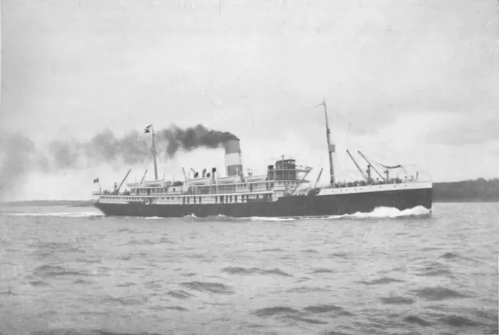 Framed Print : The Brazilian Lloyd, SS Para. 1914 Framed Print : The Brazilian Lloyd, SS Para. 1914